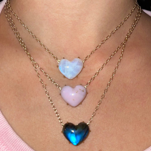Labradorite See With Your Heart Necklace