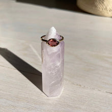Load image into Gallery viewer, Pink-Red Tourmaline Ring