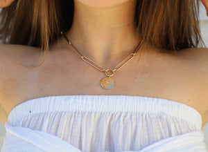 Rose Gold Plated Word Charm